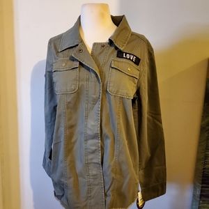 Bone green shirt, size M